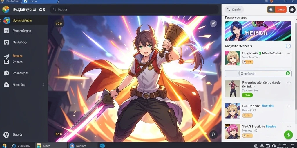 Gameplay yang penuh warna dan dinamis.
