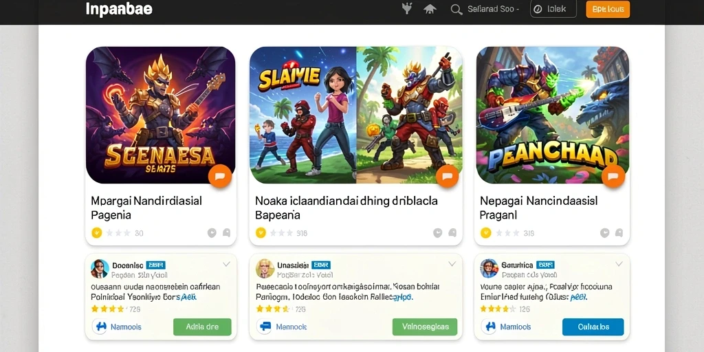 Karakter unik dalam pertempuran seru.