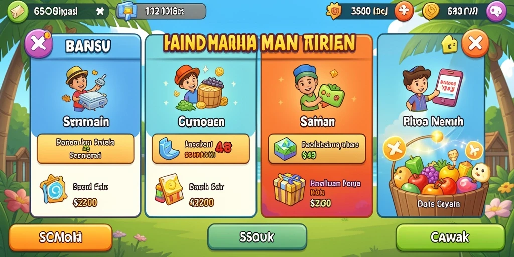 Komunitas aktif yang saling mendukung pemain.